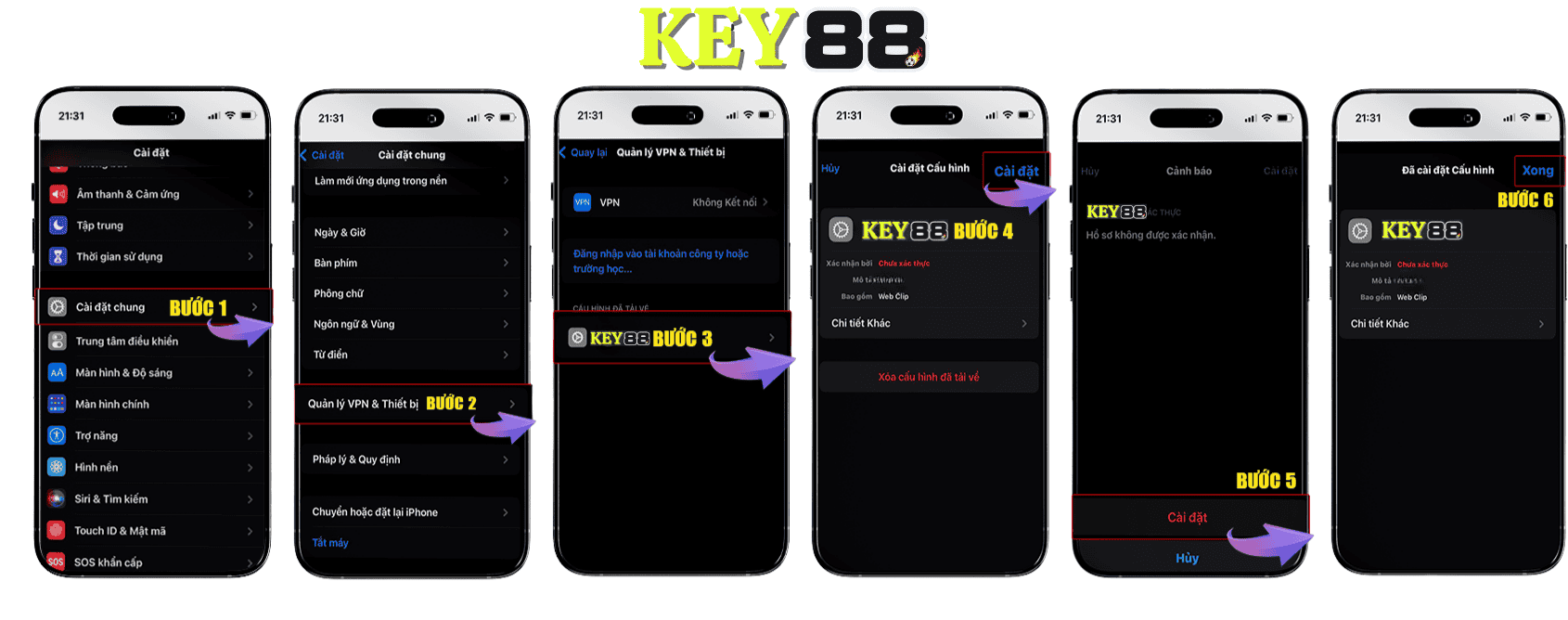 Tải App Key88 cho điện thoại Iphone (IOS)