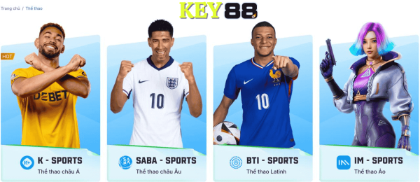 Thể Thao Key88 có gì nổi trội?